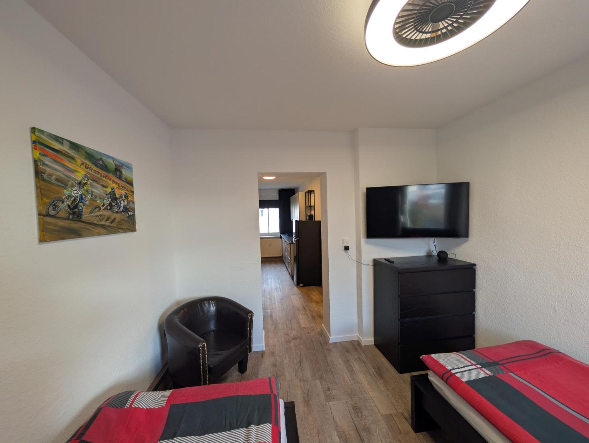 Richter Apartments Finsterwalde Mit Klimaanlage Bagian luar foto