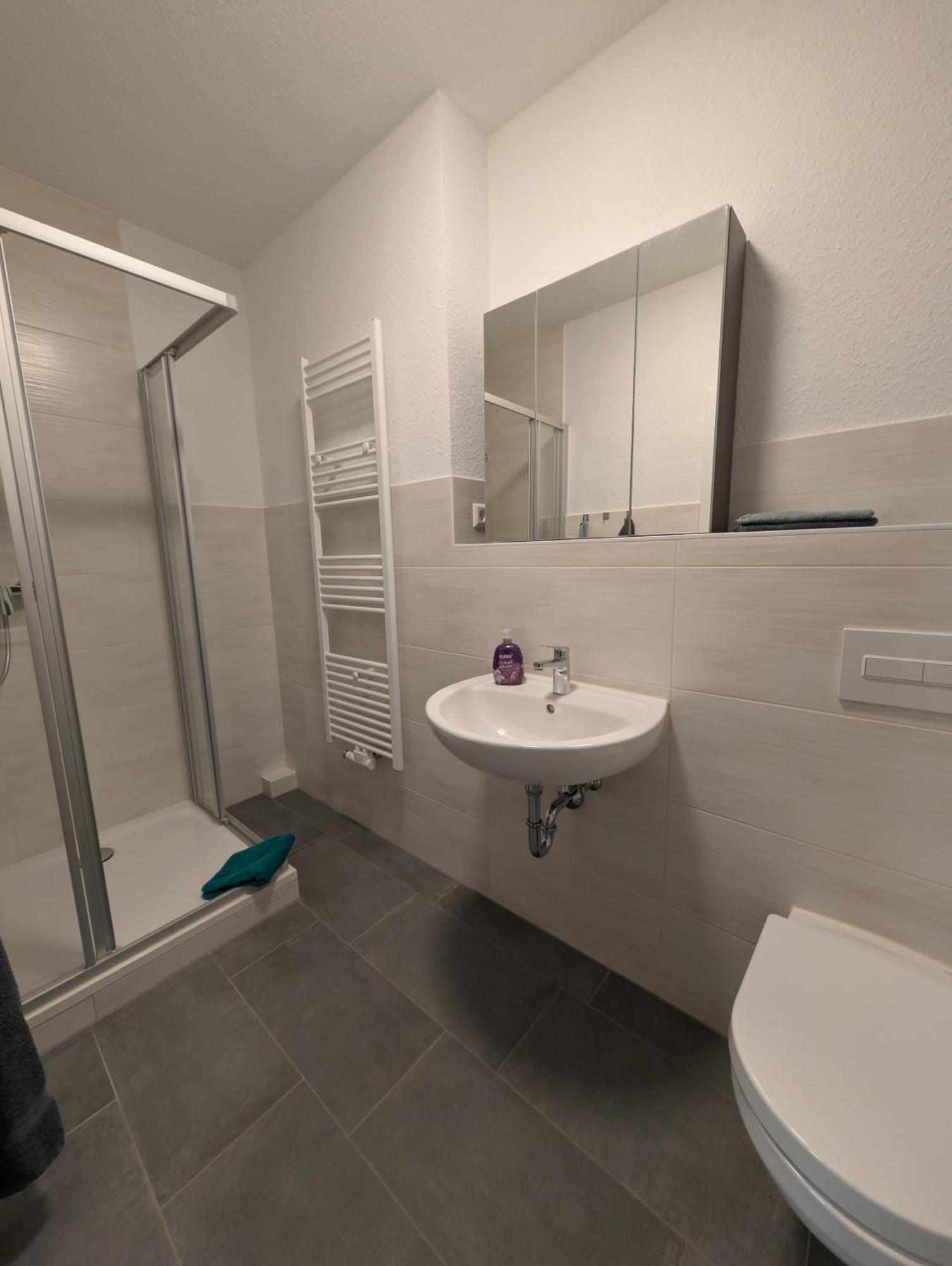 Richter Apartments Finsterwalde Mit Klimaanlage Bagian luar foto