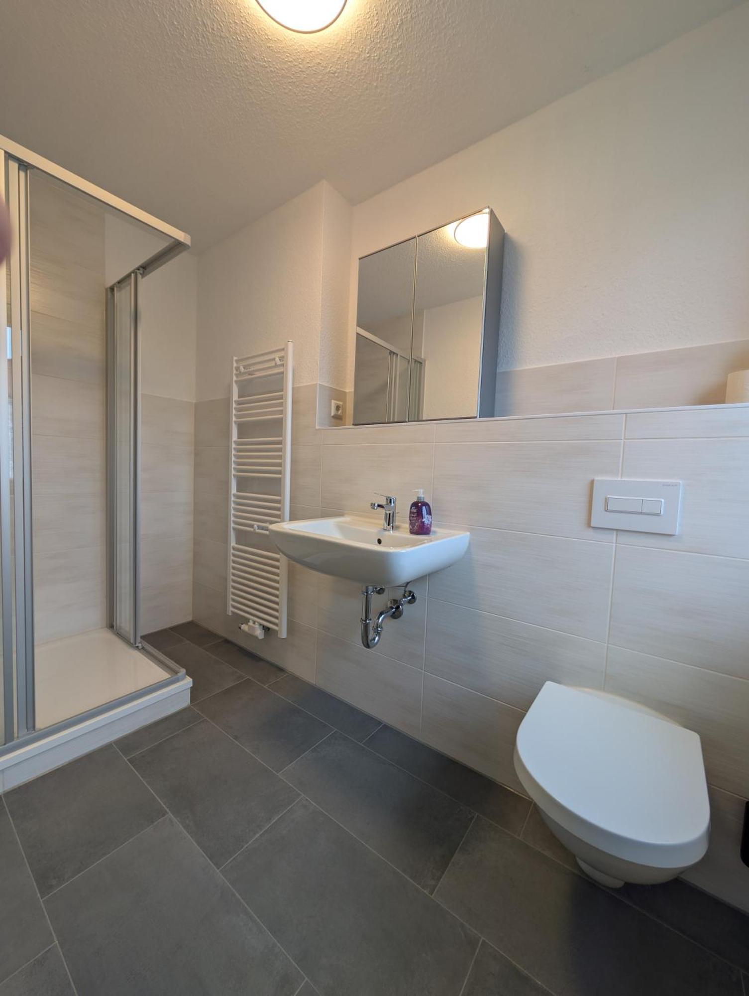 Richter Apartments Finsterwalde Mit Klimaanlage Bagian luar foto
